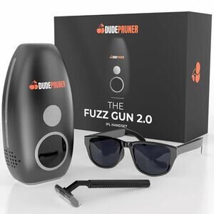FUZZ GUN 2.0 Laser Hair Removal POOL 5 Levels of Intensity Dude Pruner NEW Seale